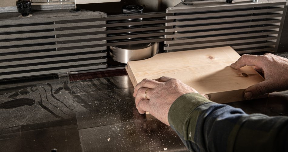 Fase di lavorazione del legno